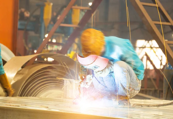 Chispas Del Corte Acero Producido — Foto de Stock