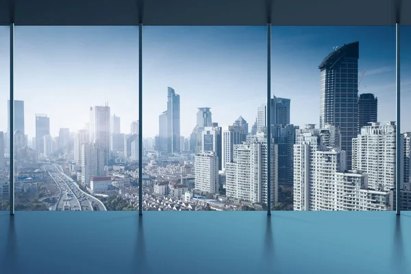 yükseltilmiş yol kavşağı panorama, gece karanlığında, Çin shanghai