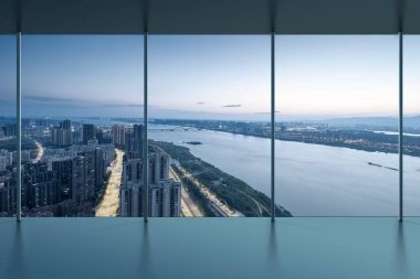 Nanchang, Jiangxi nehri manzaralı