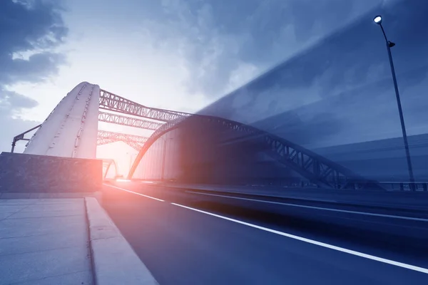 Night Modern Bridge — Stock Photo, Image