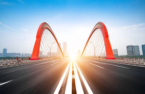 Night Modern Bridge — Stock Photo, Image