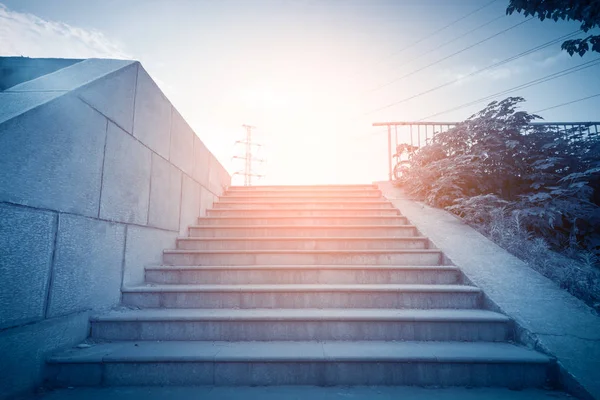 Лестницы Открытым Небом Городской Абстрактный Пейзаж — стоковое фото