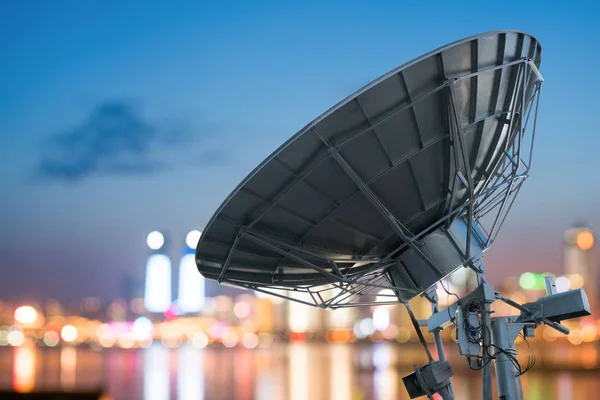 Imagen Receptores Parabólicos Tecnología Parabólica Espacial —  Fotos de Stock