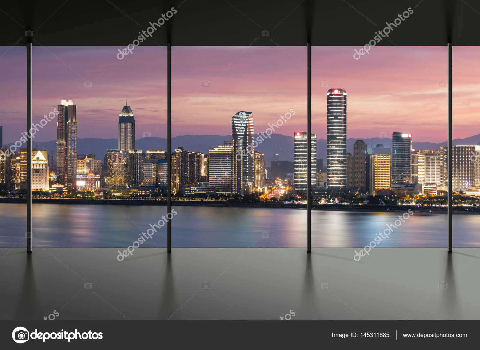 Bird S Eye View City Night View Window Stock Photo By C Qq Com Bird S Eye View City Night View Window Stock Photo By C Qq Com