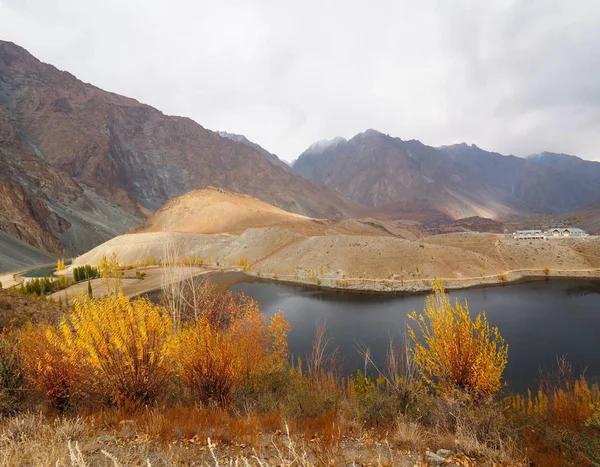 Otoño de oro en Phander Valley, Phander Lake, Ghizer District, Gilgit jalá, Pakistán — Foto de Stock