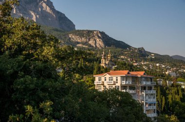 Alupka, Crimea tapınakta görünümünü