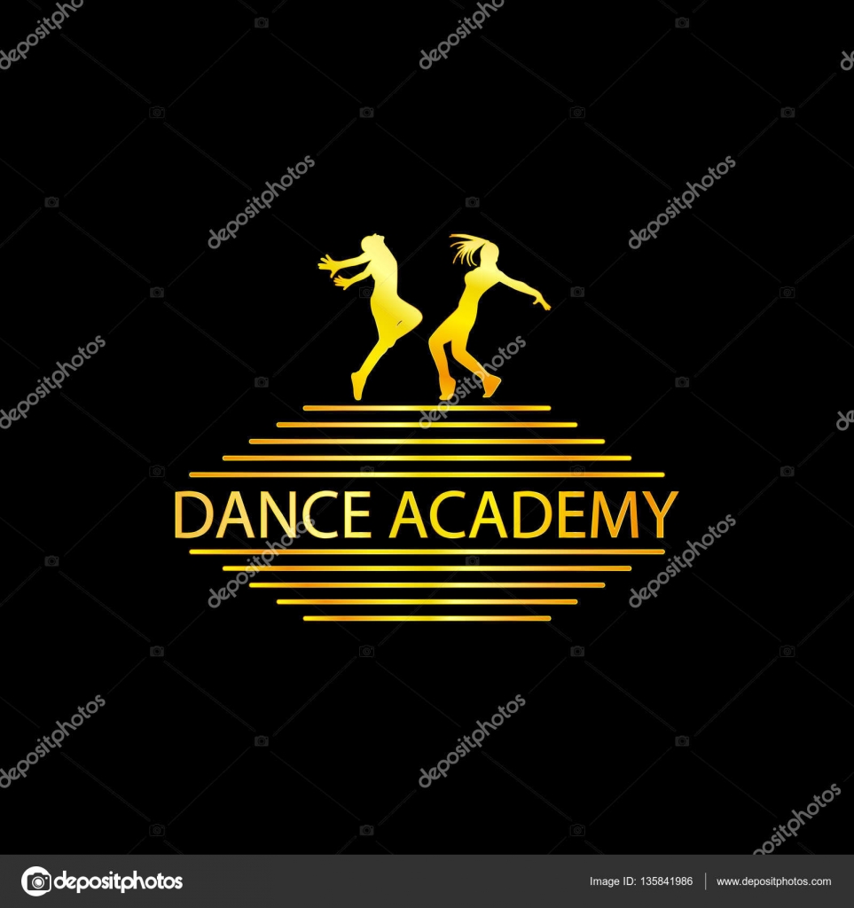 Luxury Golden Dance Academy Logo Stock Vector C Sumertaner Gmail