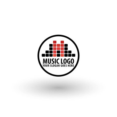 müzik logo vektör