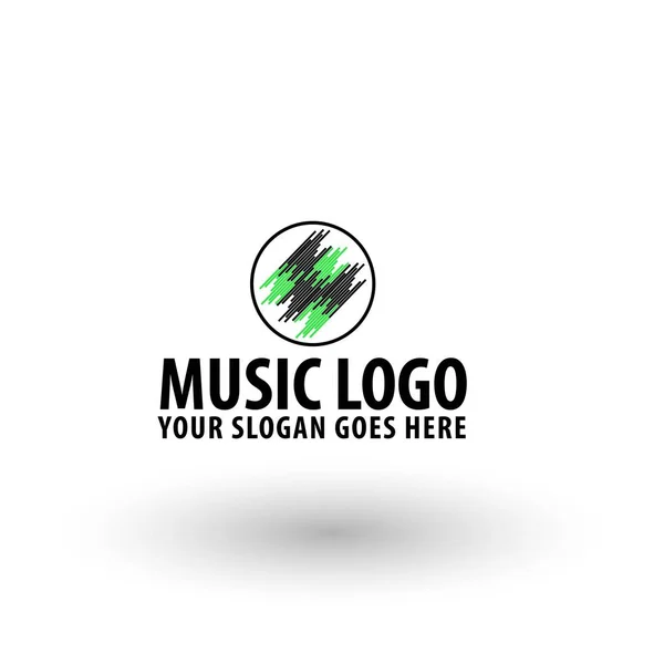 Logo de musique vectorielle — Image vectorielle