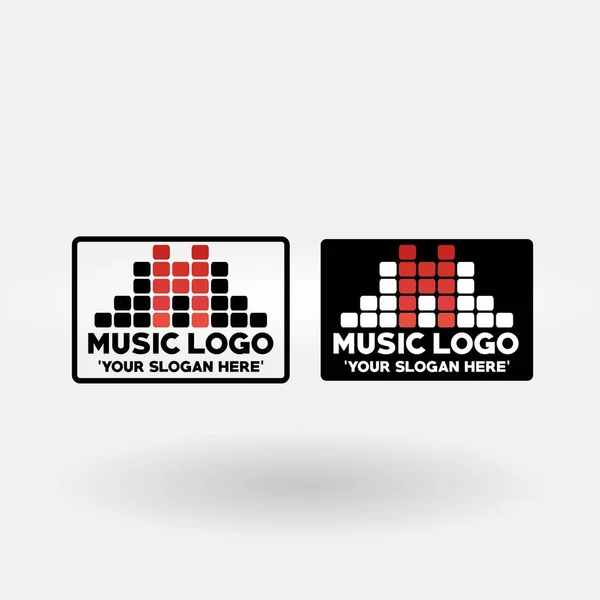 Logo de música vectorial — Vector de stock