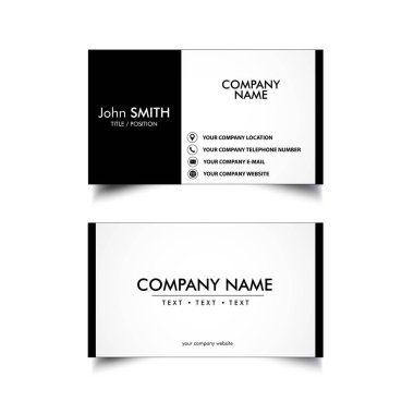 Basit kartvizit şablonu