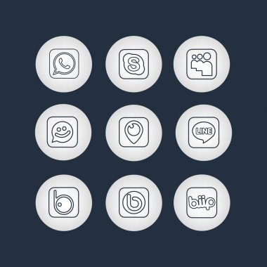 Sosyal medya simgeleri