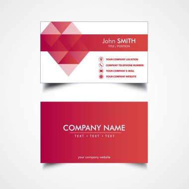 Basit kartvizit şablonu