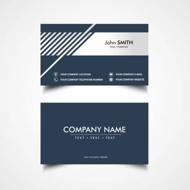 Basit kartvizit şablonu