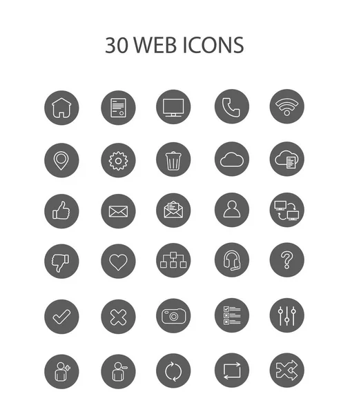 Yuvarlak 30 gri Web kutsal kişilerin resmi iç ile tam
