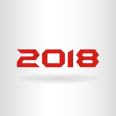 Yeni yıl 2018 arka plan, vektör, illüstrasyon, Eps dosyası