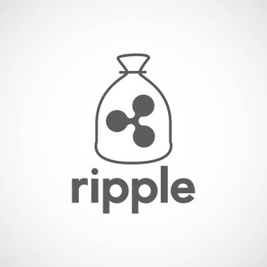 Kripto para simgesi çanta, vektör, illüstrasyon, Eps dosyası içinde dalgalanma