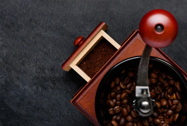 Coffee Grinder with Copy Space Area — Stock Photo, Image