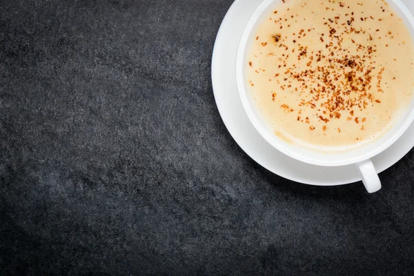 Tazza di Cappuccino con Area Copia — Foto Stock