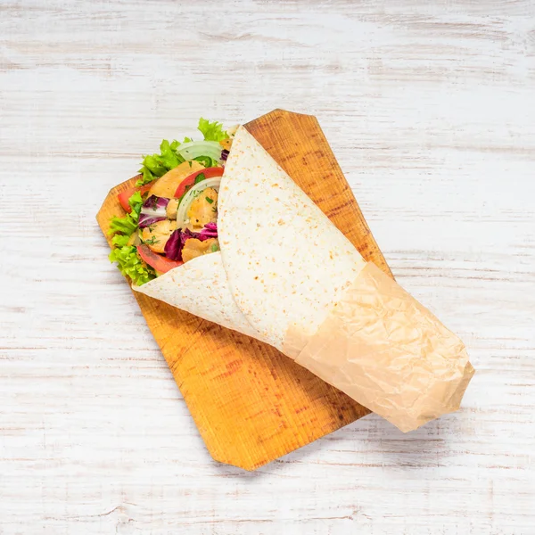 Israli Cuisine Shawarma — Stock Photo, Image