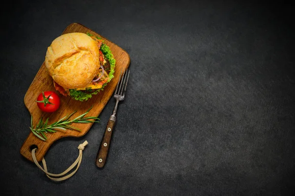 Fast Food Burger kopya alanı ile