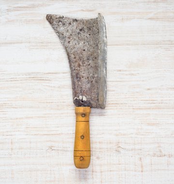 Üstten Görünüm içinde et Cleaver