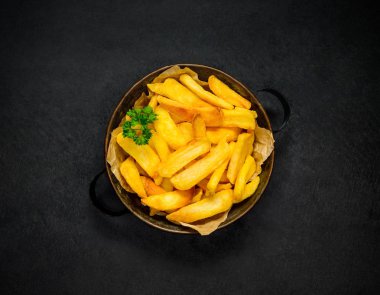 Patates kızartması kase