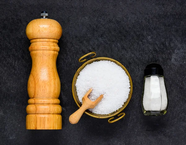 Top View of Salt — Stock Photo, Image