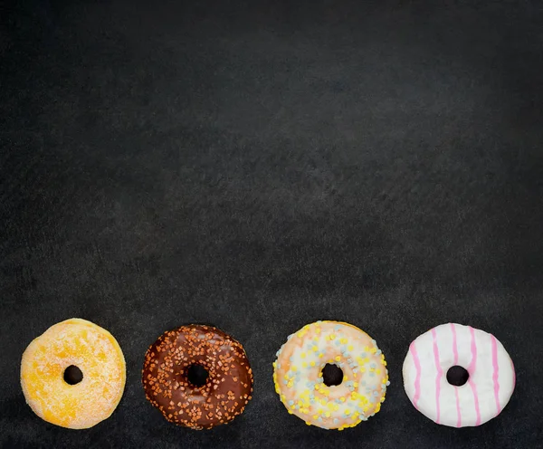 Donuts no espaço de cópia — Fotografia de Stock