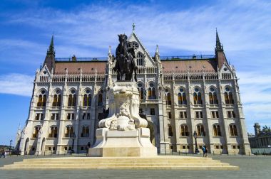 Rakoczy anıt, Budapeşte, Avrupa ile Macaristan Parlamento Binası