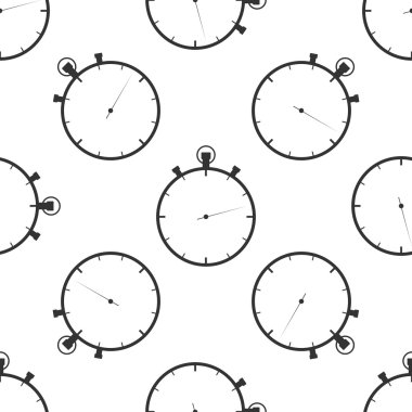 Zamanlayıcı simgesi desen beyaz arka plan üzerinde. Vektör çizim