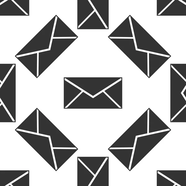Envelop pictogram patroon op witte achtergrond. Vectorillustratie — Stockvector