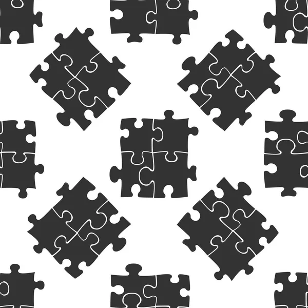 Puzzles icône motif sur fond blanc. Illustration vectorielle — Image vectorielle