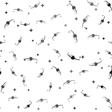 Siyah benzin pompası başlık ikonu beyaz arka planda izole edilmiş pürüzsüz desen. Yakıt pompası istasyonu. Yakıt ikmal tabelası. Benzin istasyonu ikonu. Vektör İllüstrasyonu