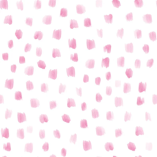 Rosa Abstrakte Pinselstriche Auf Weiß — Stockfoto