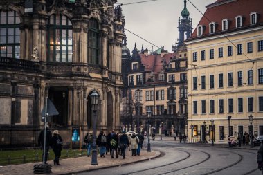 Dresden, Almanya sokak sahne