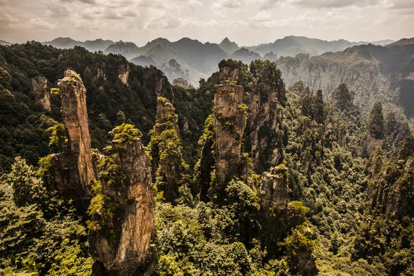 Zhangjiajie v provincii Hunan, Čína — Stock fotografie