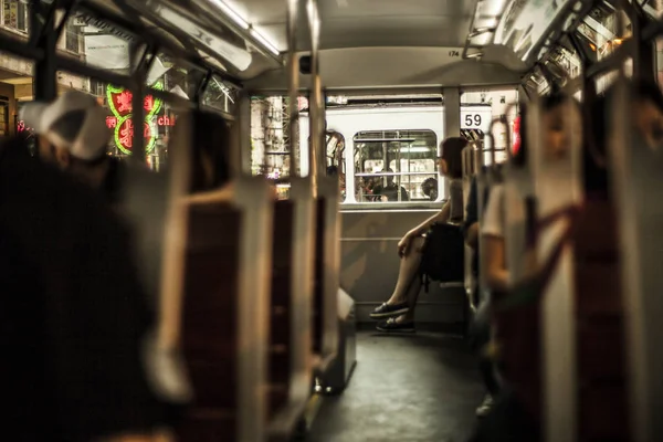 Tram à deux étages — Photo