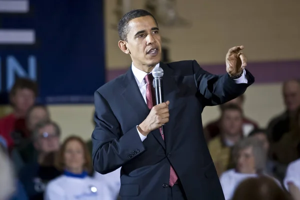 Barack Obama Speaking — Stock Photo, Image