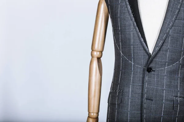 Details of a tailored suit jacket — Stock Photo, Image