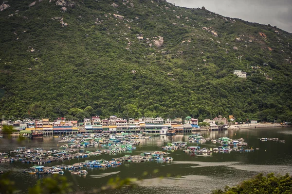 Vila de pesca de Hong Kong — Fotografia de Stock