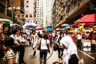 Hong kong sokaklarında