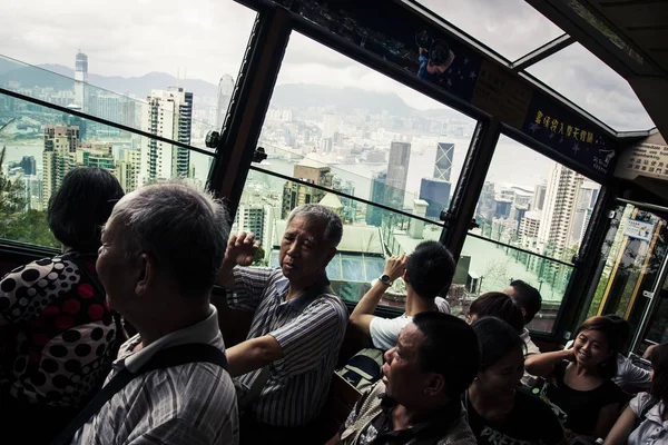 Hong kong peak tramvay — Stok fotoğraf