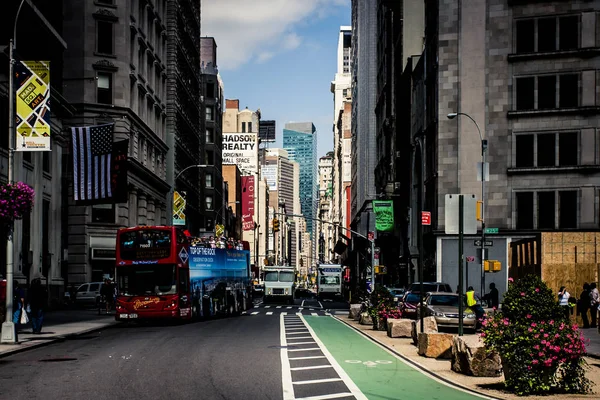 Σκηνή της Νέας Υόρκης δρόμος πόλης — Φωτογραφία Αρχείου