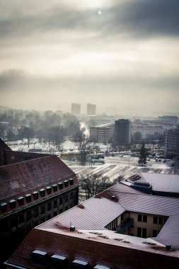 Dresden silüeti manzarası