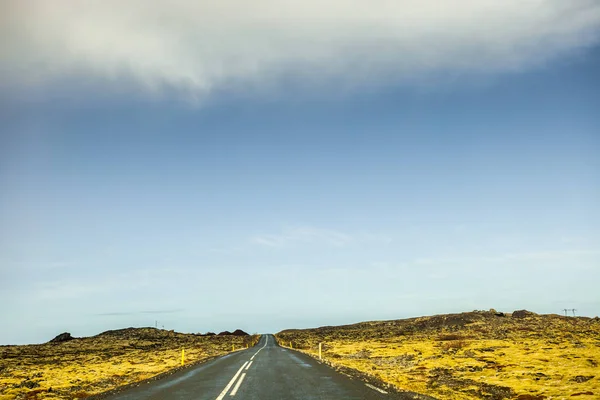 İzlandaca yolculuğa çevre yolu — Stok fotoğraf