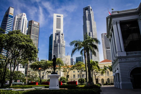 Zobacz panoramę Singapuru — Zdjęcie stockowe