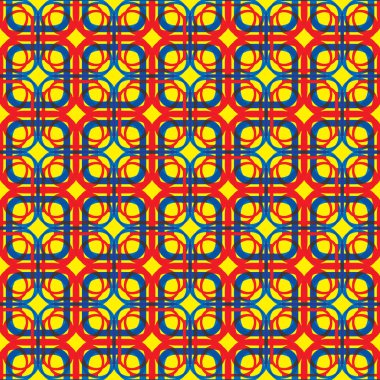 Vektör grafik resim, sorunsuz arka plan, dekoratif desen, soyutlama renkli