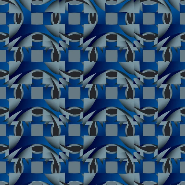 Vektorgrafik Nahtloser Hintergrund Dekoratives Muster Abstraktion — Stockvektor