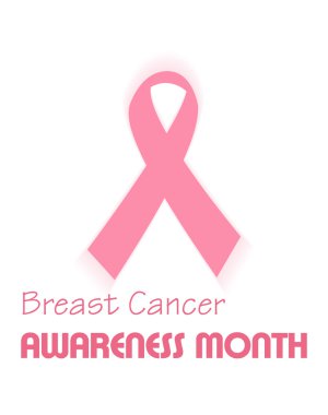 Meme kanseri Ekim farkındalık ay kampanya arka plan pembe kurdele simgesi olan. Kadın sağlık vektör tasarımı